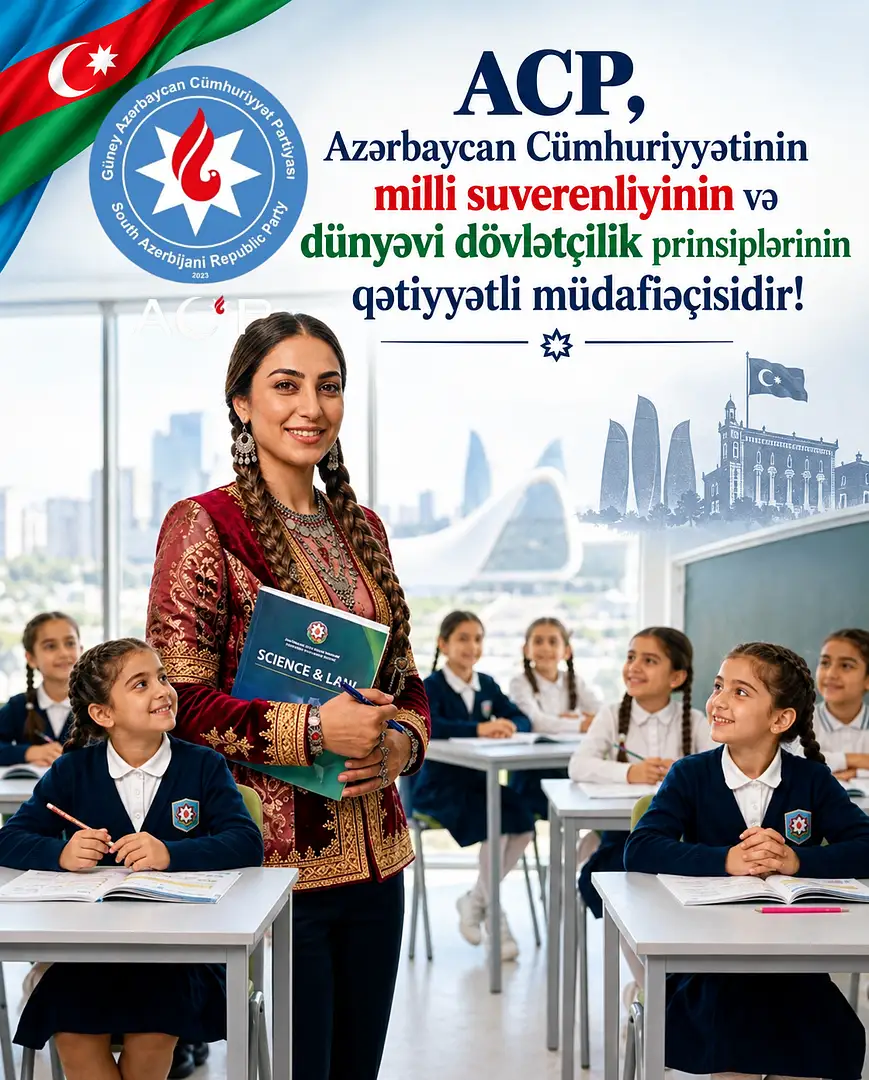ACP, Azərbaycan Cümhuriyyətinin milli suverenliyinin və dünyəvi dövlətçilik prinsiplərinin qətiyyətli müdafiəçisidir!