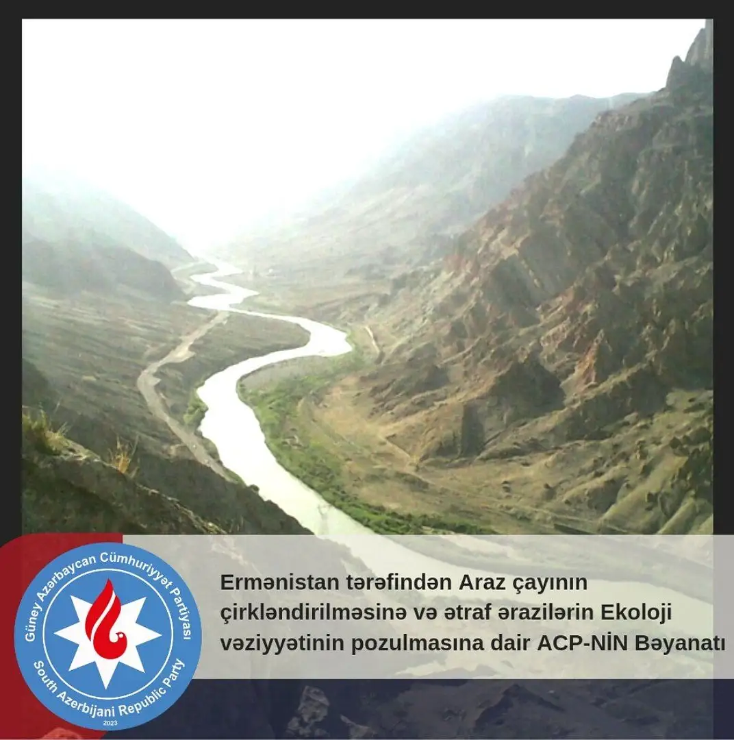 Ermənistan tərəfindən Araz çayının çirkləndirilməsinə dair ACP-NİN Bəyanatı